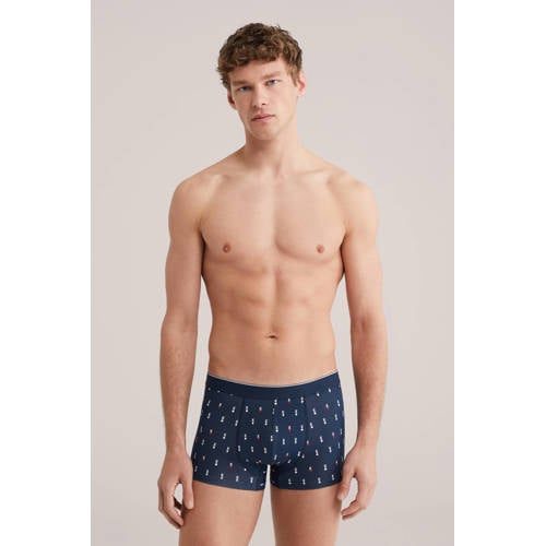 WE Fashion boxershort donkerblauw afbeelding