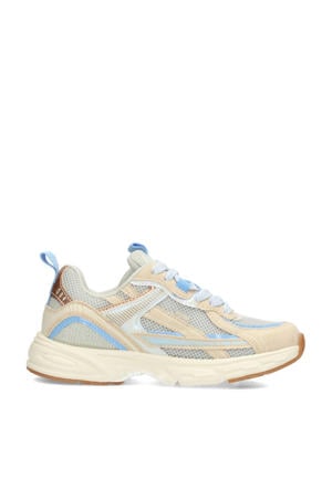 sneakers beige/blauw