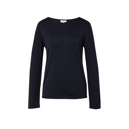 s.Oliver longsleeve marineblauw afbeelding