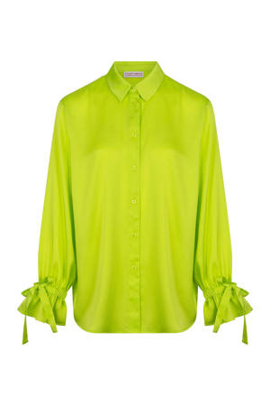 blouse limegroen