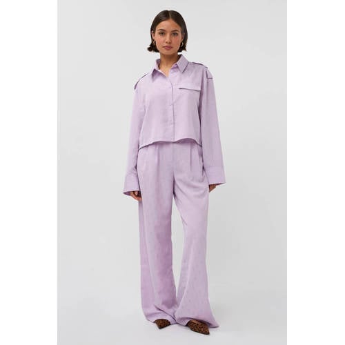 Studio AMAYA blouse lila afbeelding