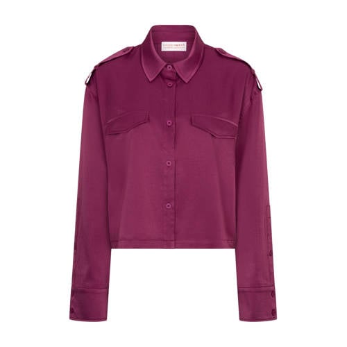 Studio AMAYA blouse paars afbeelding