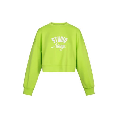 Studio AMAYA sweater limegroen afbeelding