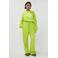 Studio AMAYA wide leg high waist broek limegroen