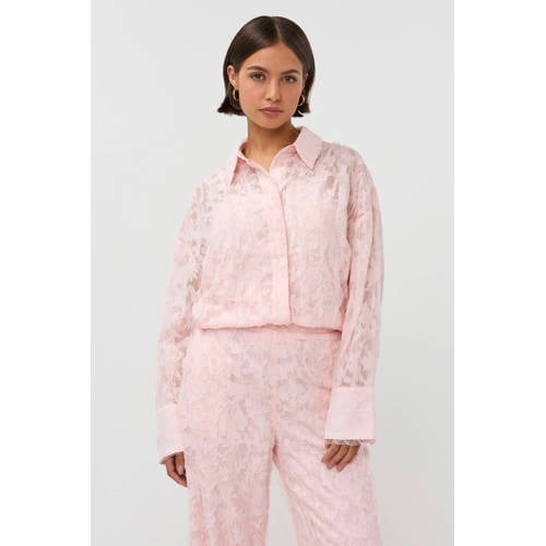 Studio AMAYA blouse lichtroze afbeelding