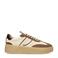 Poelman Anemone leren sneakers taupe/beige