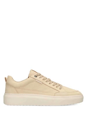Enzo leren sneakers beige