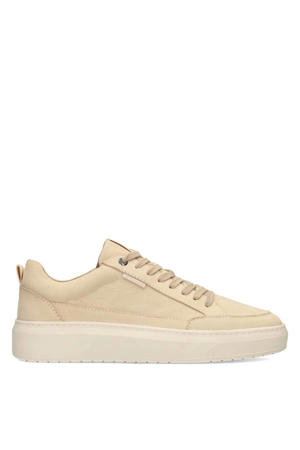 Enzo leren sneakers beige