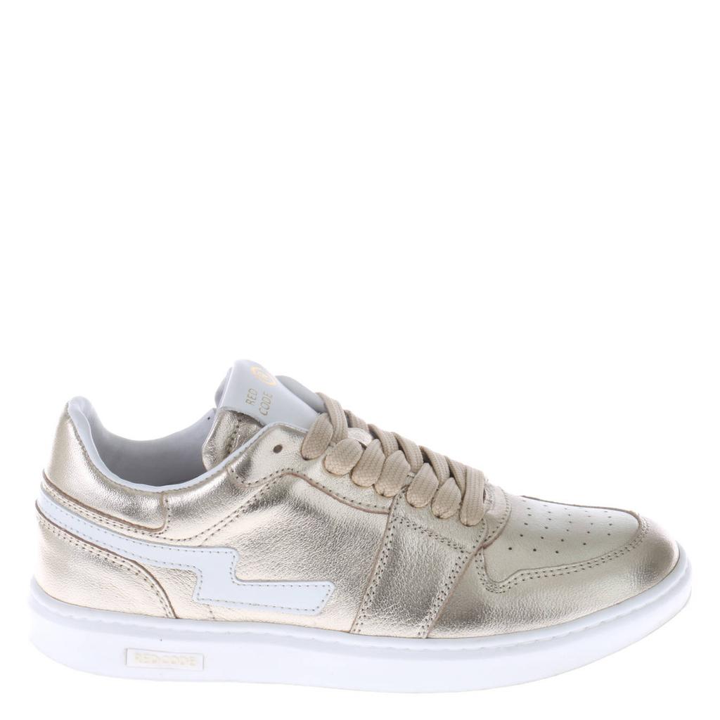 Gouden meisjes Red Code leren sneakers van 100% leather met veters