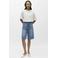 OBJECT wide leg regular waist short light blue denim
