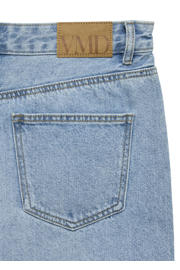 thumbnail: VERO MODA wide leg regular waist denim jort light blue denim