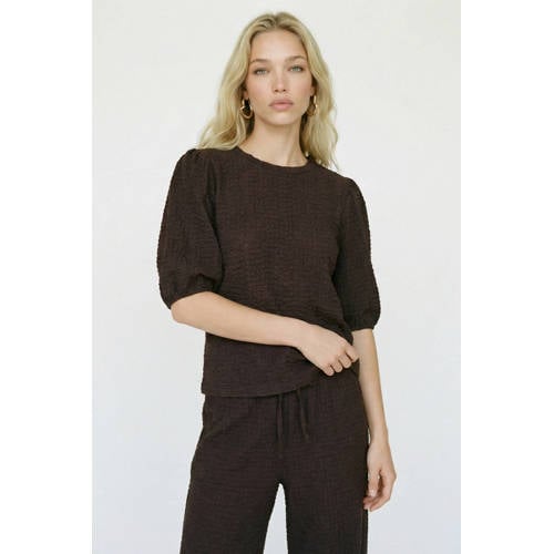 VERO MODA top donkerbruin afbeelding