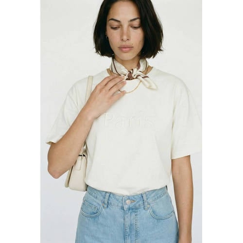 VERO MODA T-shirt ecru afbeelding