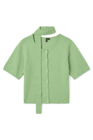 vest groen gebreid