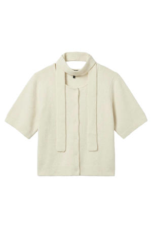 vest ecru gebreid