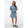 VERO MODA denim A-lijn jurk medium blue