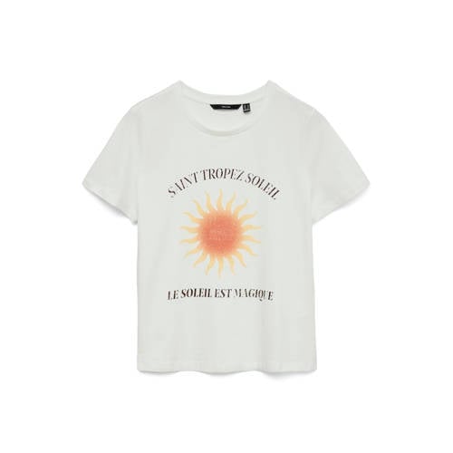 VERO MODA T-shirt wit afbeelding