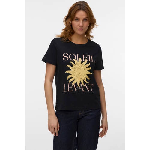 VERO MODA T-shirt zwart afbeelding