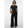 VERO MODA blouse met stippen zwart