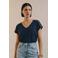 VERO MODA top marineblauw