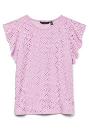 thumbnail: VERO MODA top broderie roze