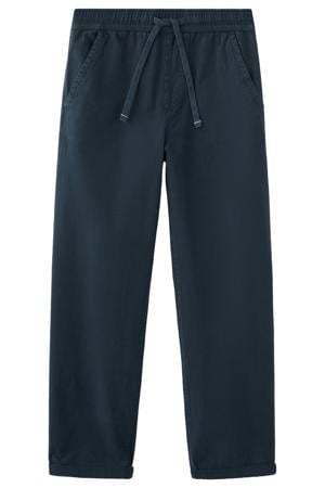 regular casual broek marineblauw
