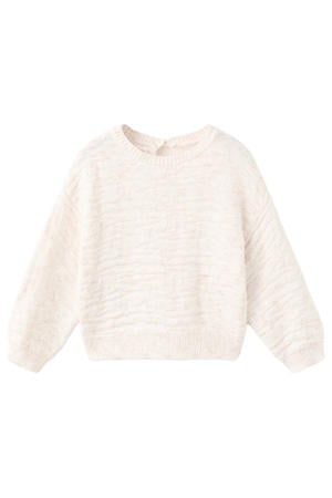 trui beige gebreid