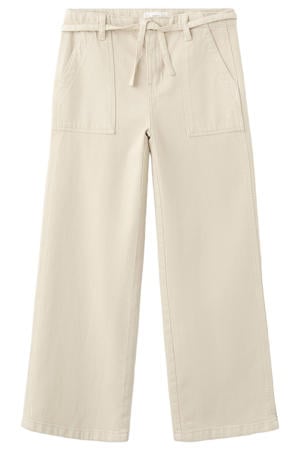 wide leg jeans beige