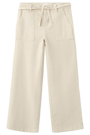 wide leg jeans beige