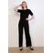 LOLALIZA straight high waist cropped broek