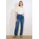 LOLALIZA high waist straight leg jeans medium blue denim