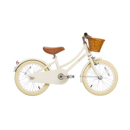 Banwood kinderfiets inch crème klassieke fiets crème afbeelding