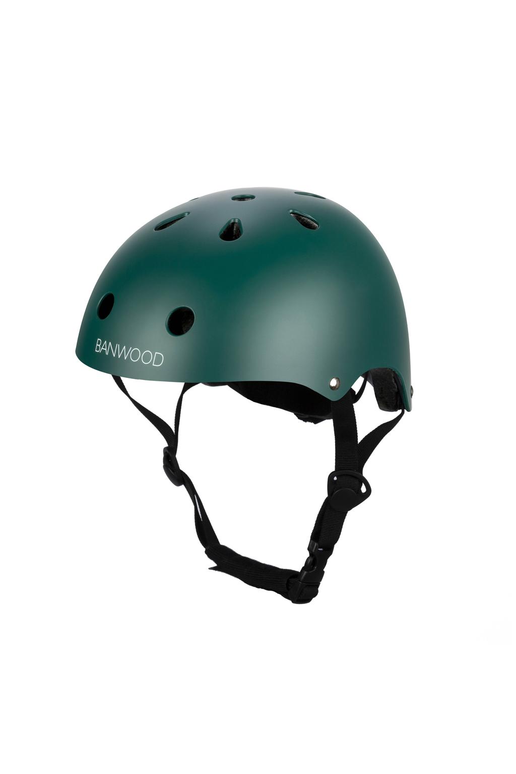 Banwood helm donkergroen (50-54 cm)