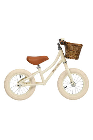 loopfiets first go 12 inch crème