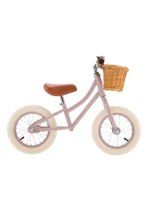 loopfiets first go 12 inch oudroze