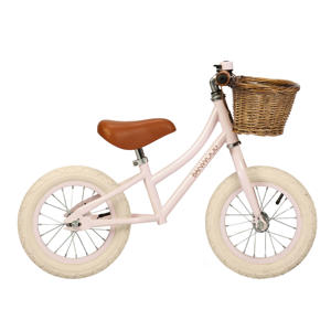 loopfiets first go 12 inch roze