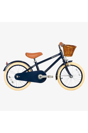 kinderfiets 16 inch marineblauw