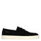 Manfield suède loafers zwart