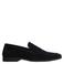 Manfield suède loafers donkerblauw