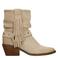 Manfield suède cowboylaarzen beige