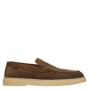 suède loafers bruin