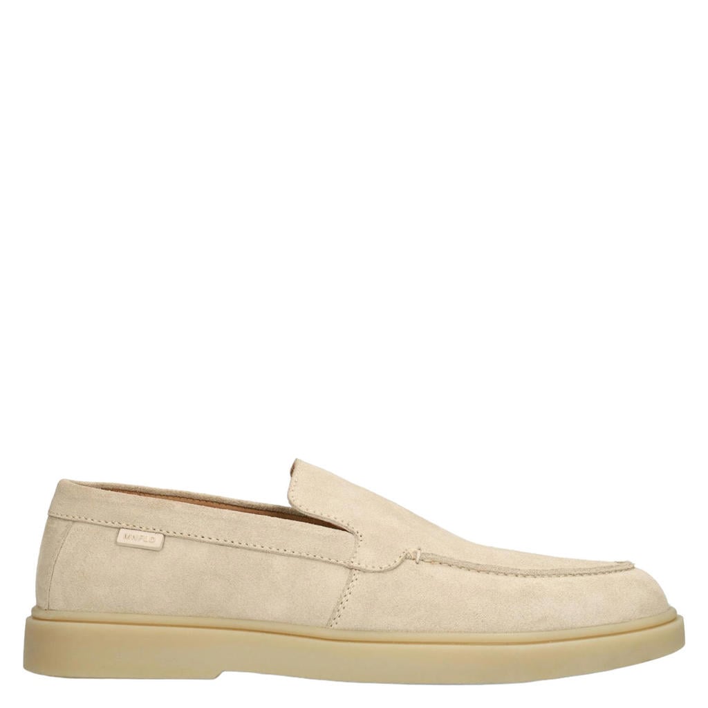 Beige heren Manfield suède loafers