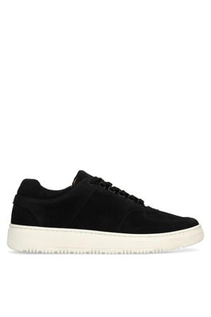suède sneakers zwart