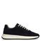Manfield suède sneakers donkerblauw
