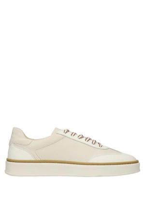 leren sneakers ecru
