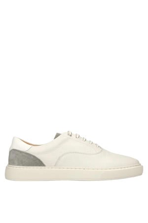 leren sneakers ecru