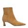 Manfield suède enkellaarzen beige