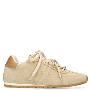 suède sneakers beige
