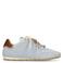 Manfield suède sneakers lichtblauw