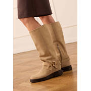 thumbnail: No Stress suède bikerboots beige